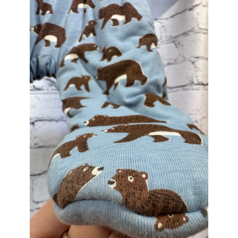Baby Boden Blue Bear Print Bunting - Picture 3 of 8